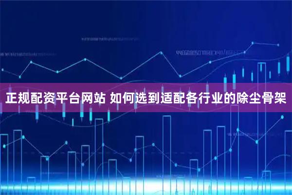 正规配资平台网站 如何选到适配各行业的除尘骨架